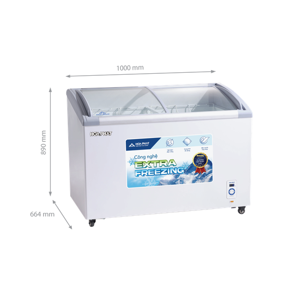 Tủ đông trưng bày Hòa Phát HSF AD6280.C1 280 lít