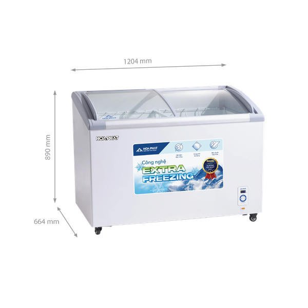 Tủ đông trưng bày Hòa Phát HSF AD6357.C1 357 lít