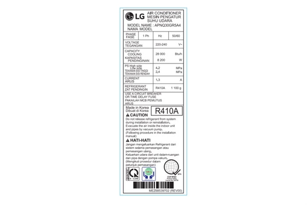 Máy lạnh Tủ đứng LG Inverter 3 HP APNQ30GR5A4