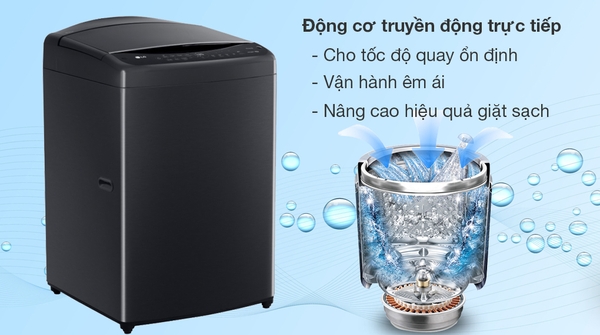 Máy Giặt LG Inverter 22Kg TV2722AV9J