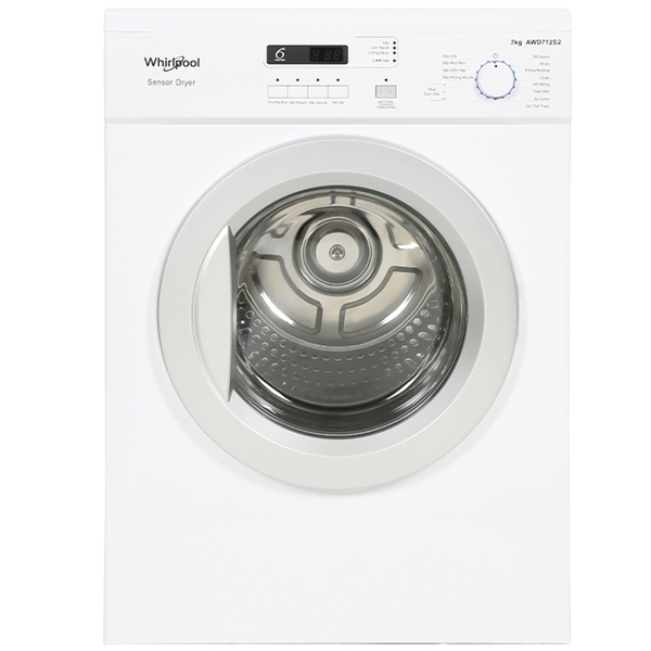 Máy sấy thông hơi Whirlpool 7 kg AWD712S2