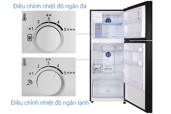 Tủ lạnh Samsung Inverter 360 lít RT35K50822C/SV
