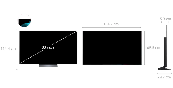 Smart Tivi LG Evo Oled 4K 83 inch 2025 (83C5PSA)