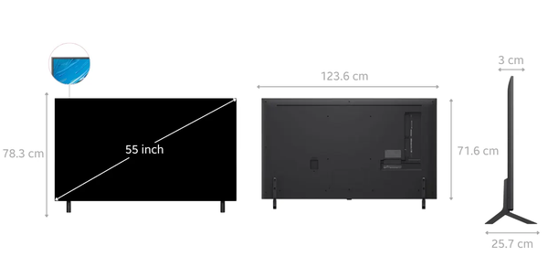 Smart Tivi LG QNED AI 4K 55 Inch 55QNED80ASA