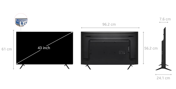 Smart Tivi LG 4K 43 Inch 43UQ7050PSA
