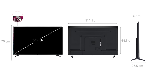 Smart Tivi LG UHD 4K 50 inch 2025 (50UA7350PSB)