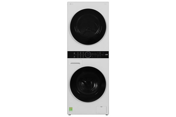 Tháp giặt sấy LG WashTower Inverter giặt 14 kg - sấy 10 kg WT1410NHE