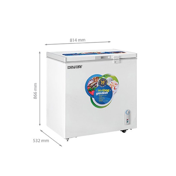Tủ đông Hòa Phát HCF 336S1Đ1 162 lít