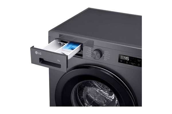 Máy giặt sấy lồng ngang LG AI DD™ Inverter 9kg màu đen FB1209D5M