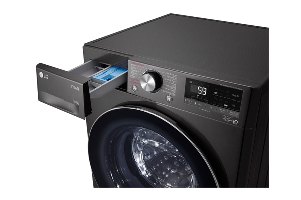 Máy giặt sấy lồng ngang LG AI DD™ 11kg màu đen FV1411D4B