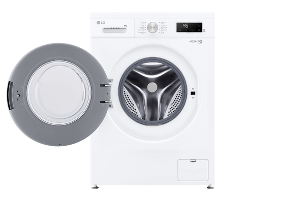 Máy giặt lồng ngang Inverter hơi nước 9kg màu trắng FB1209S6W1