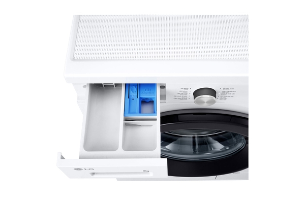 Máy giặt lồng ngang Inverter hơi nước 9kg màu trắng FB1209S6W1