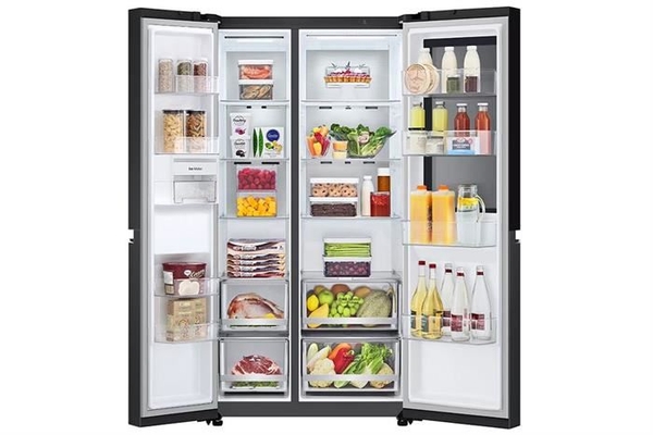 Tủ lạnh LG Inverter 655 lít Side By Side InstaView GR-V257BL