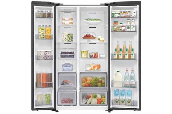 Tủ lạnh Samsung Inverter 655 lít Side By Side RS70F65Q3FSV Mẫu mới