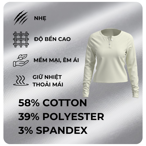 Áo thun nữ có cúc AT02 Together
