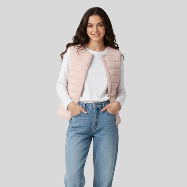 Áo ghile trần nữ cổ tim V002