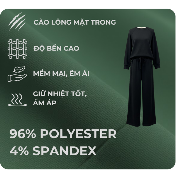 Bộ nỉ nữ TG25 - BN- 03 Together