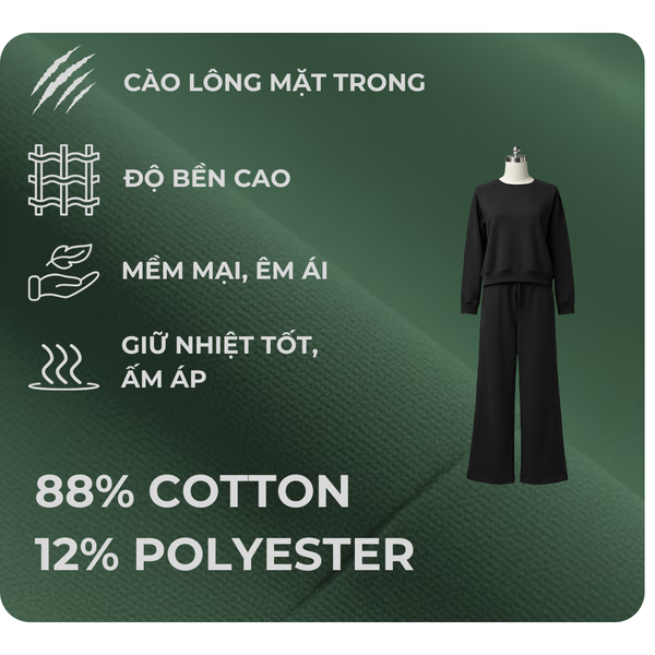 Bộ nỉ nữ TG25- BN- 01 Together