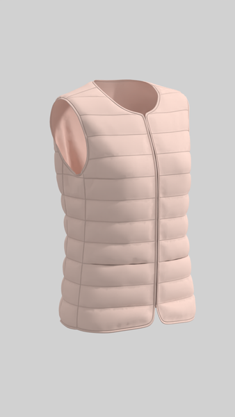 Áo ghile trần nữ cổ tim V002