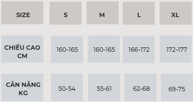 TG26-JK71 ÁO 1 LỚP NAM
