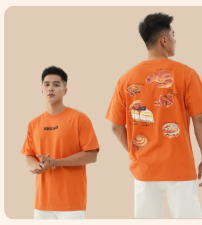 ÁO T-SHIRT CAM BREAD - TS0114