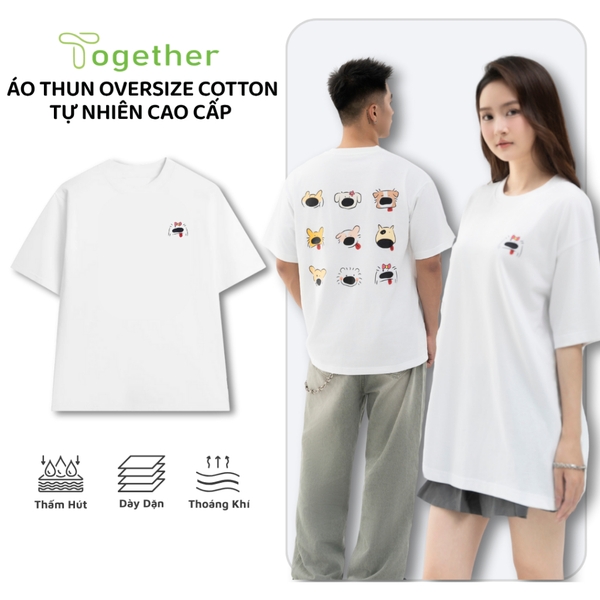Áo Thun Unisex- 9 ĐẦU CHÓ