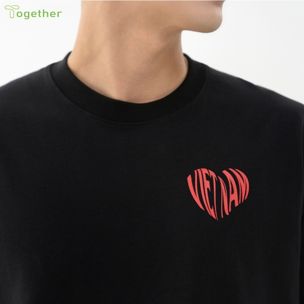 Áo Thun Unisex- TRÁI TIM ĐỎ