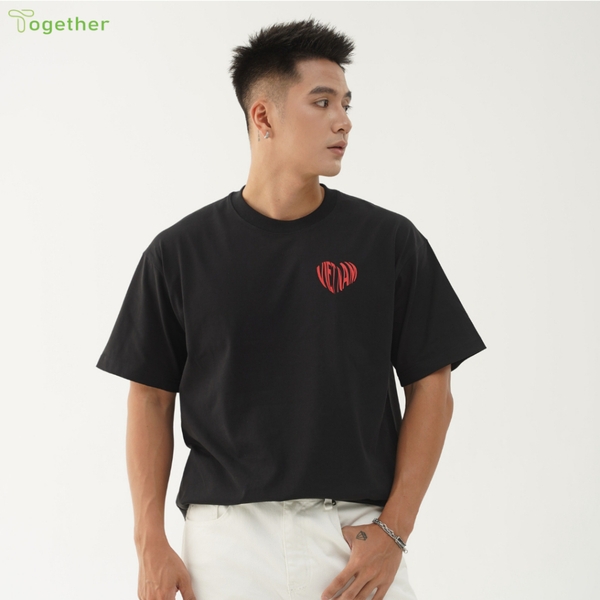 Áo Thun Unisex- TRÁI TIM ĐỎ