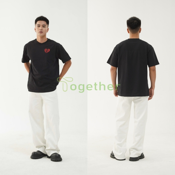 Áo Thun Unisex- TRÁI TIM ĐỎ