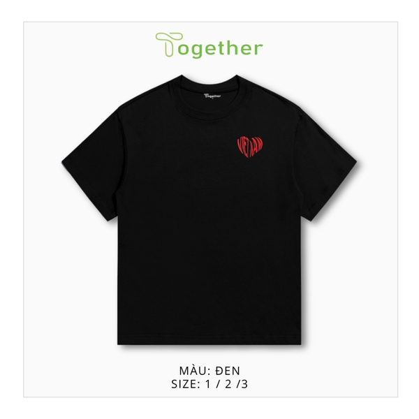Áo Thun Unisex- TRÁI TIM ĐỎ