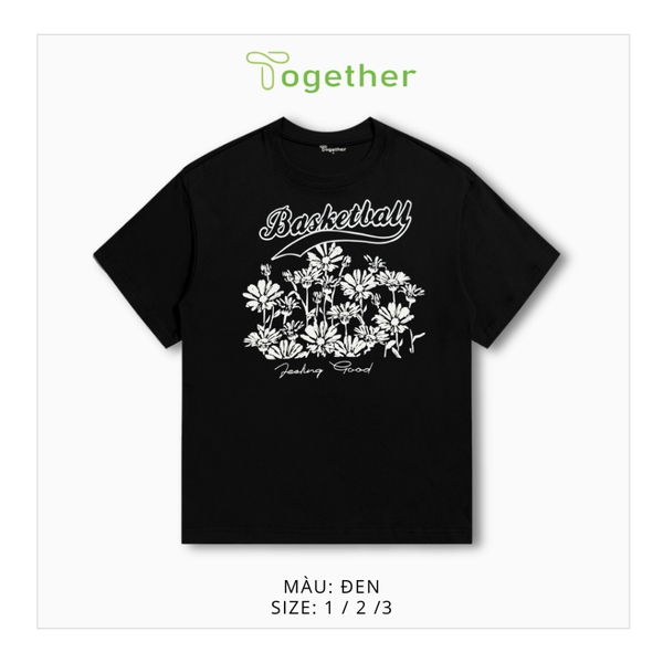 Áo Thun Unisex- HOA BASKETBALL