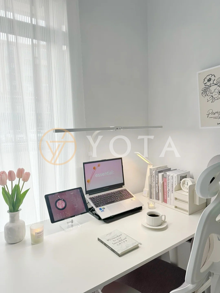 Decor Góc Làm Việc Đơn Giản Với Nội Thất Thông Minh và Tối Giản