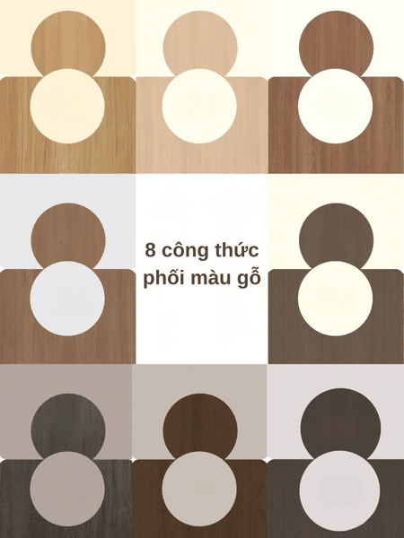 Phối Màu Gỗ Trong Nội Thất: 8 Công Thức Hoàn Hảo Giúp Không Gian Đẹp Tinh Tế & Dễ Ứng Dụng