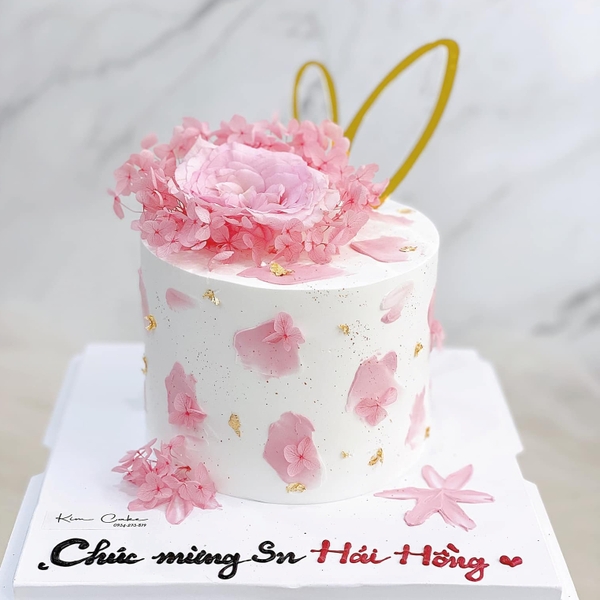 Hoa khô cẩm tú cầu-hồng (10gam).