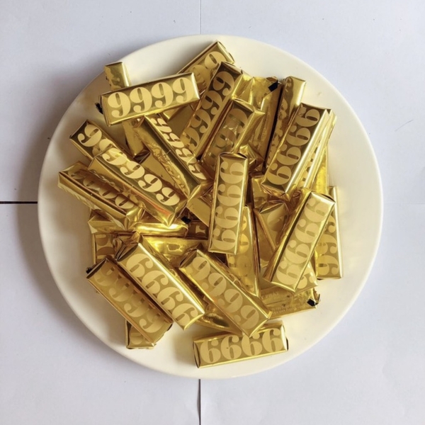 Socola thỏi vàng dài 9999 (túi 1kg).