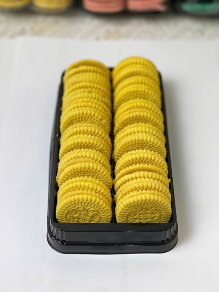 Khay 24 cặp bánh tròn (240gam) SM-VÀNG.