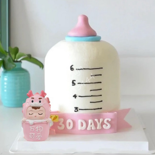 Bé Rồng sứ ngồi giỏ-HỒNG.