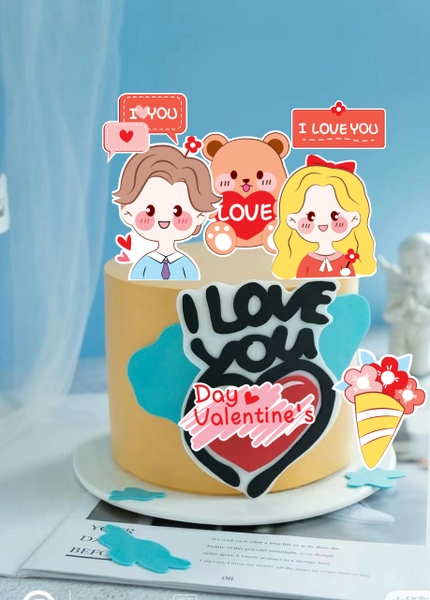 MUA 1 TẶNG 1 - Combo 2 set giấy- đôi tình yêu, bó hoa và gấu bông.