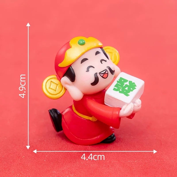 Set 6 thần tài mix mẫu mini (nhựa đặc)9446.