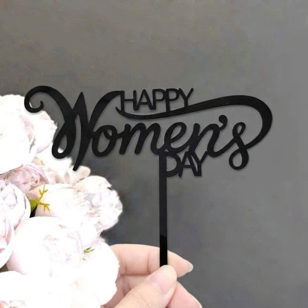 Set 10 mica women's day uốn trên-MÀU ĐEN.