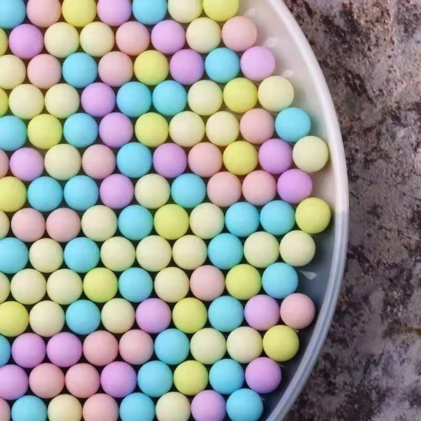 BIDUONG-Bi 8mm mix sắc màu (bi lì) (túi 100gam).