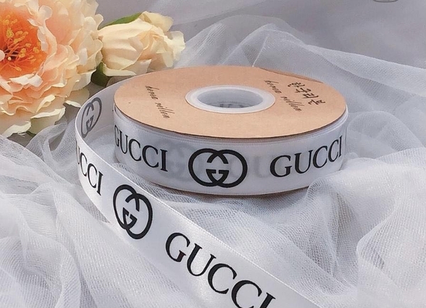 Ruybang GUCCI (2.5cm, 50m)-trắng.