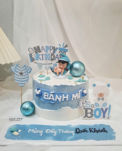 Set giấy baby GẤU XANH HD.