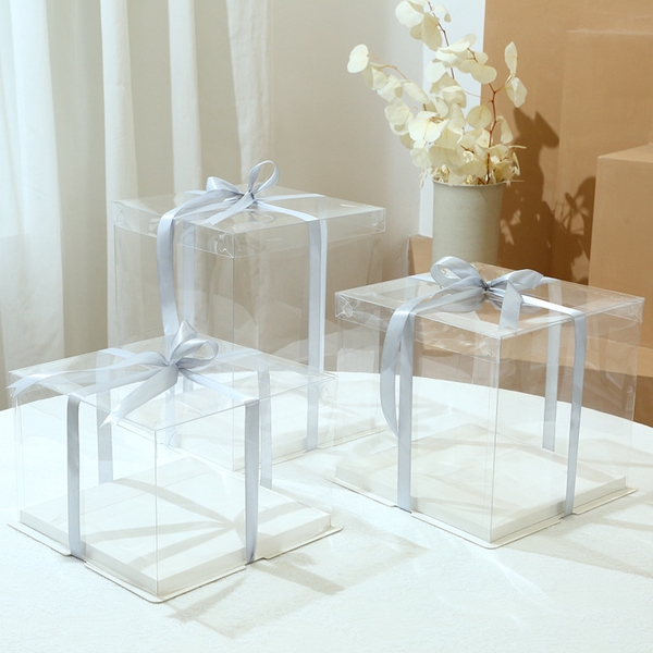 Hộp mica trong 26x26x18.