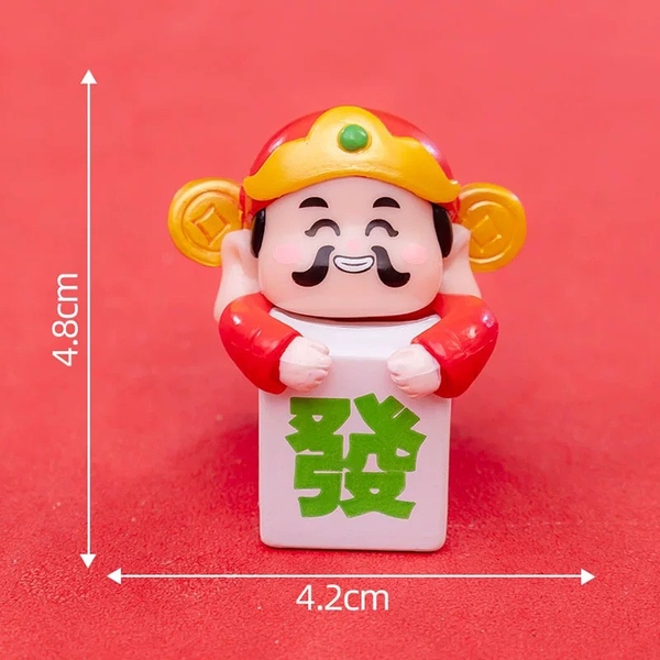 Set 6 thần tài mix mẫu mini (nhựa đặc)9446.