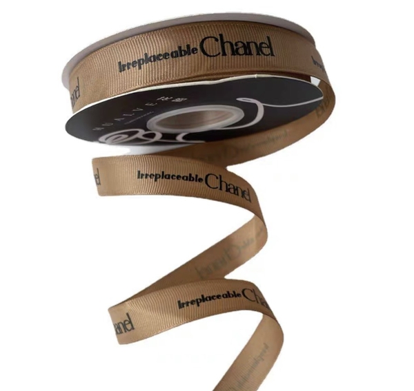 Ruybang chanel gân (2cm x 35m)-NÂU ĐẤT.