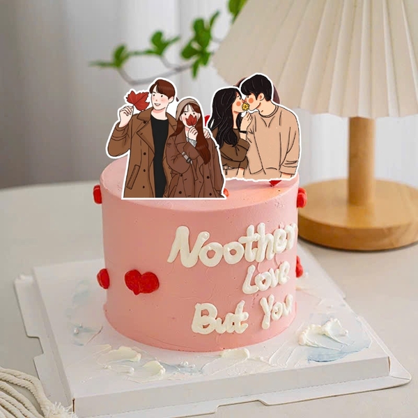 Set 50 thẻ giấy đôi tình yêu mix đủ mẫu (valentine).