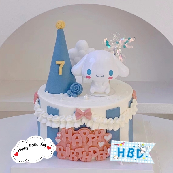Set 60 bảng giấy-HPBD TIẾNG ANH HÌNH MÂY (kèm que cắm).