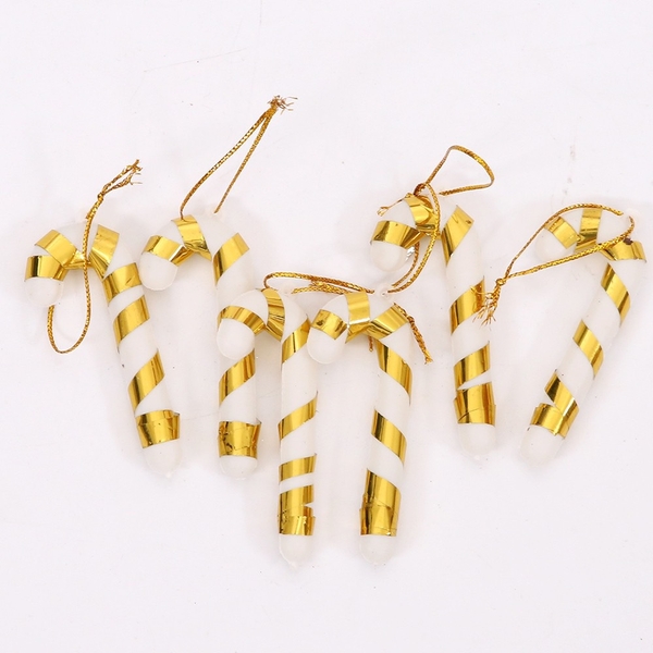 Túi 6 cây gậy NOEL-TRẮNG VÀNG.