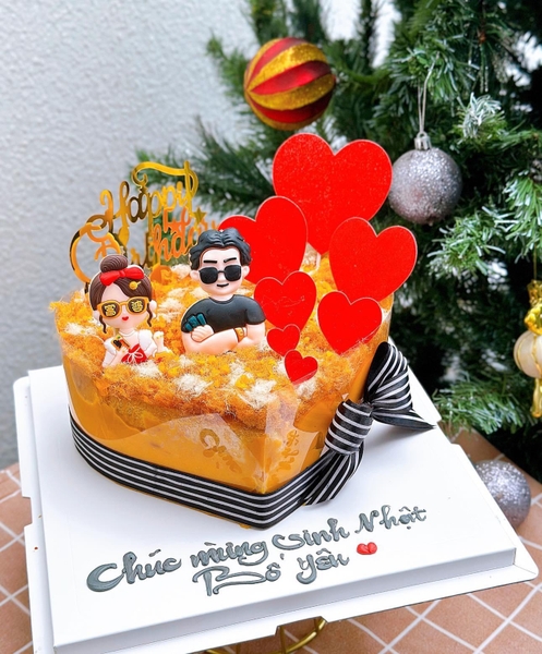 Set tim giấy 7 món to nhỏ-ĐỎ TƯƠI